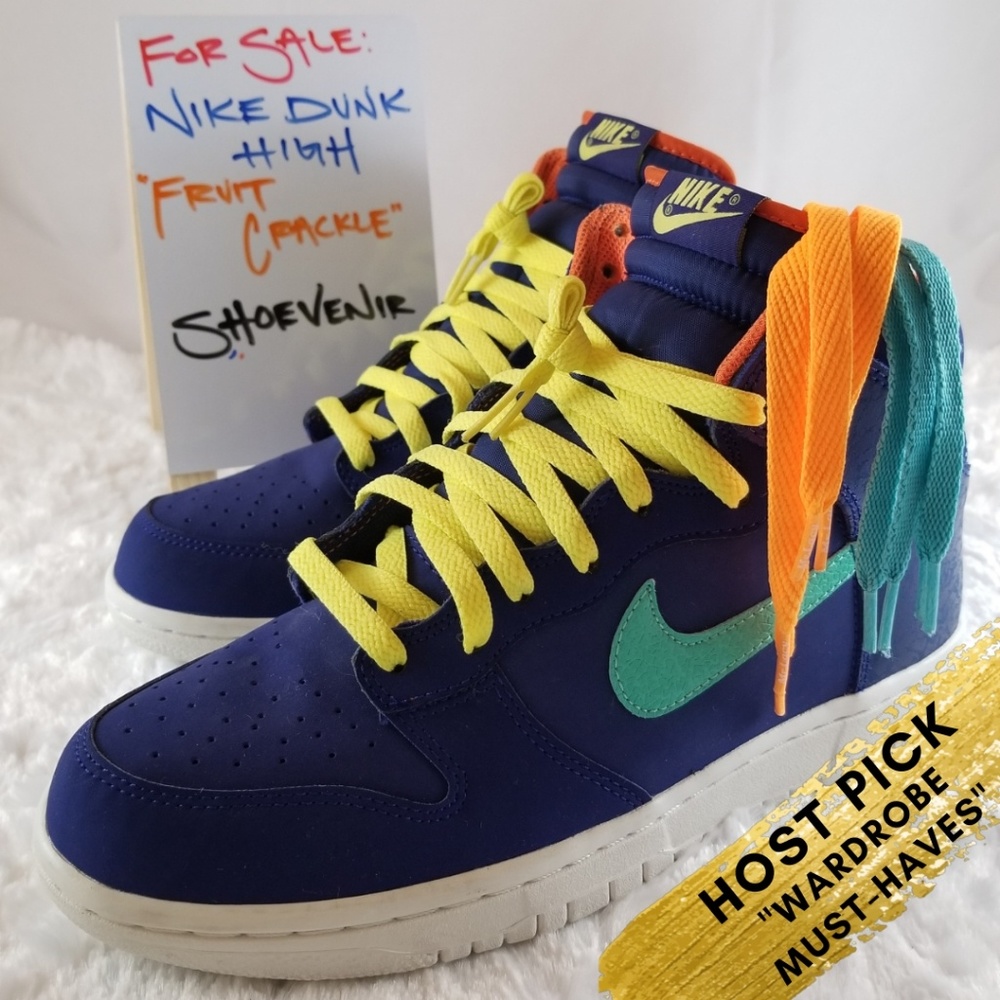 Nike Dunk High Tops - Fruit Crackle